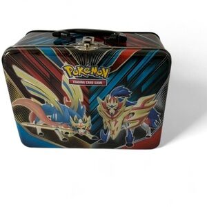 Pokemon Tin Lunchbox with Blue and Red Design